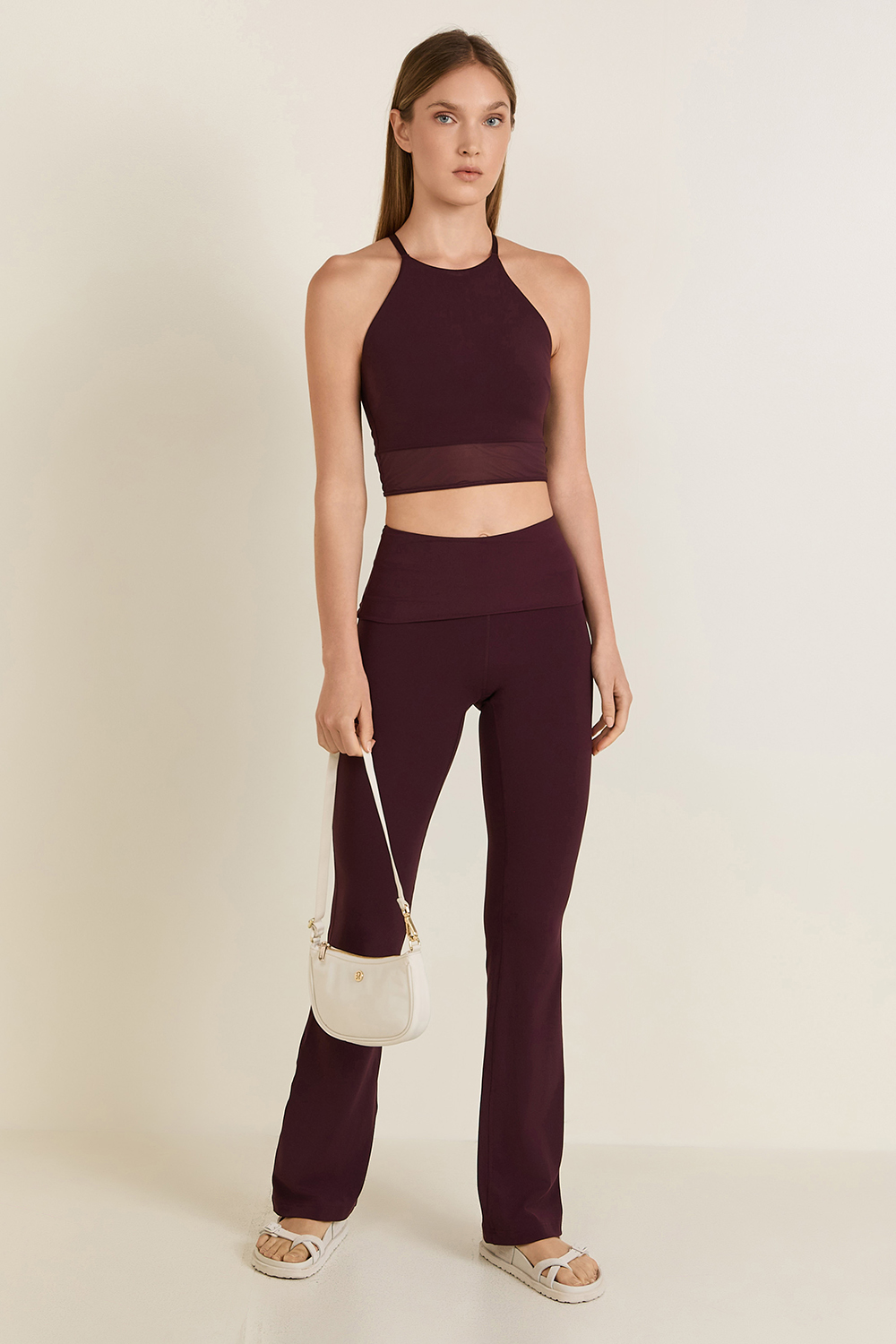 Align™ High-Neck Mesh Tank Top